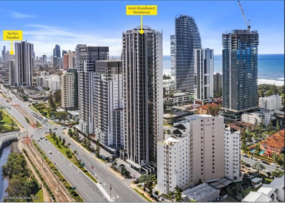 Broadbeach Stunner Modern And Central Gold Coast Kültér fotó