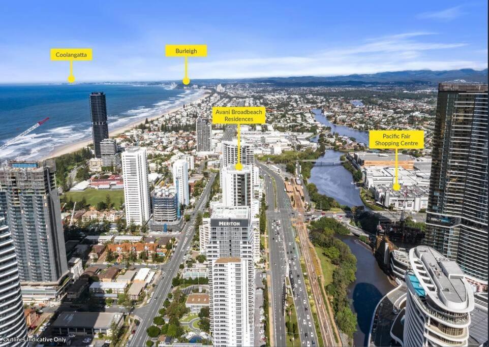Broadbeach Stunner Modern And Central Gold Coast Kültér fotó